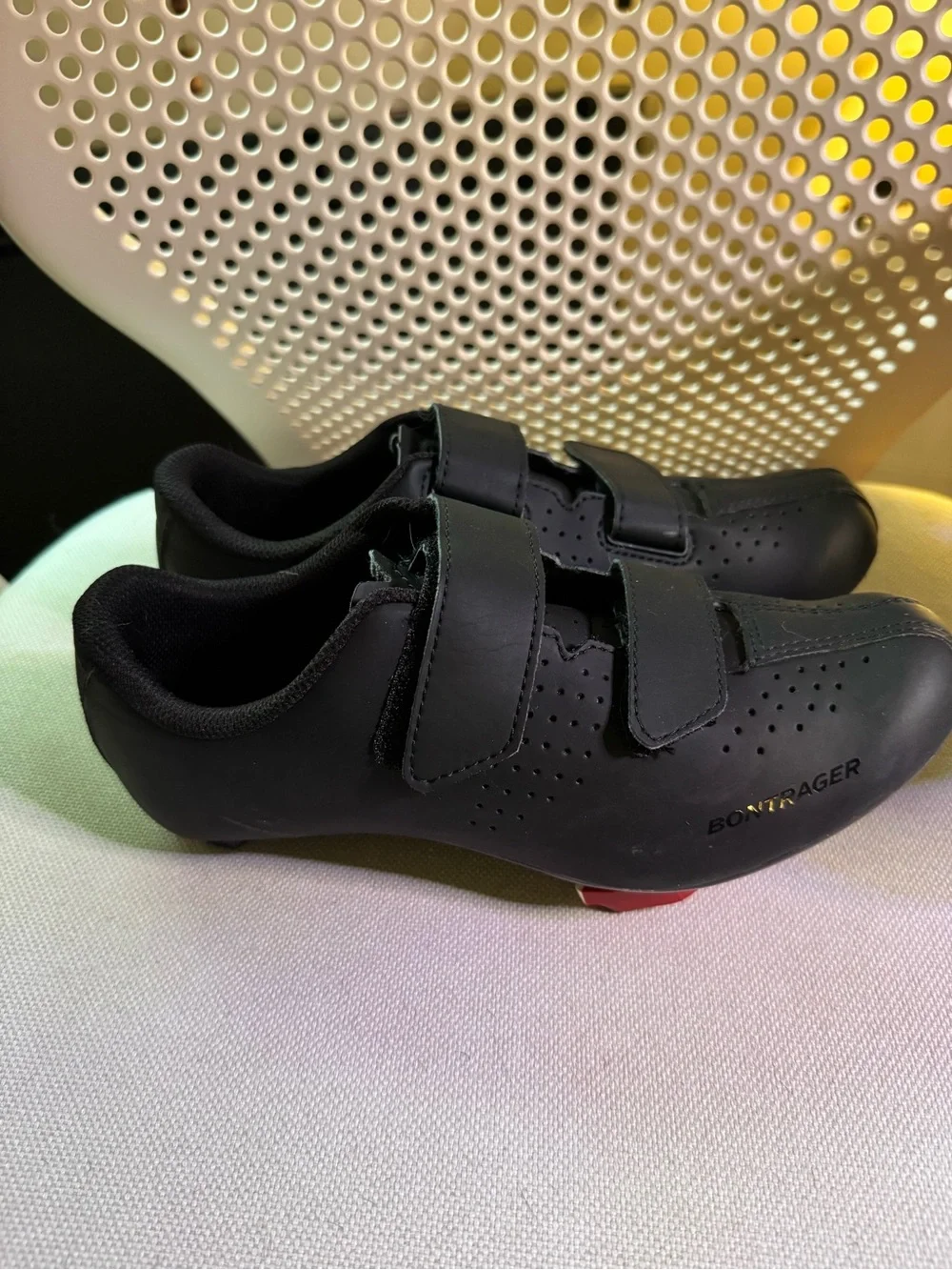 Bontrager Women's Black Cycling Shoes with Velcro Straps - size 38